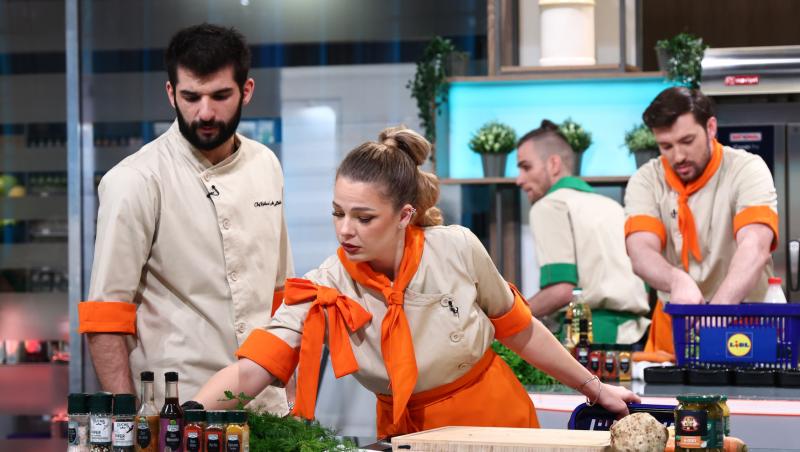 Chefi la cuțite, 6 mai 2025. Trei concurenți din bootcamp au intrat în echipe. Cine a fost eliminat după al nouălea battle