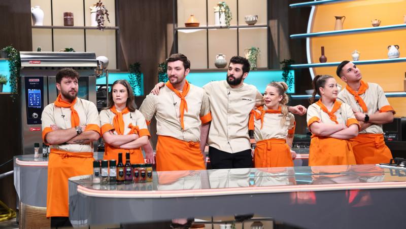 Chefi la cuțite, 6 mai 2025. Trei concurenți din bootcamp au intrat în echipe. Cine a fost eliminat după al nouălea battle