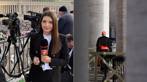 Votul pentru Papa - Observator Antena 1, transmisiuni în direct de la Vatican. Mădălina Iacob, trimis special