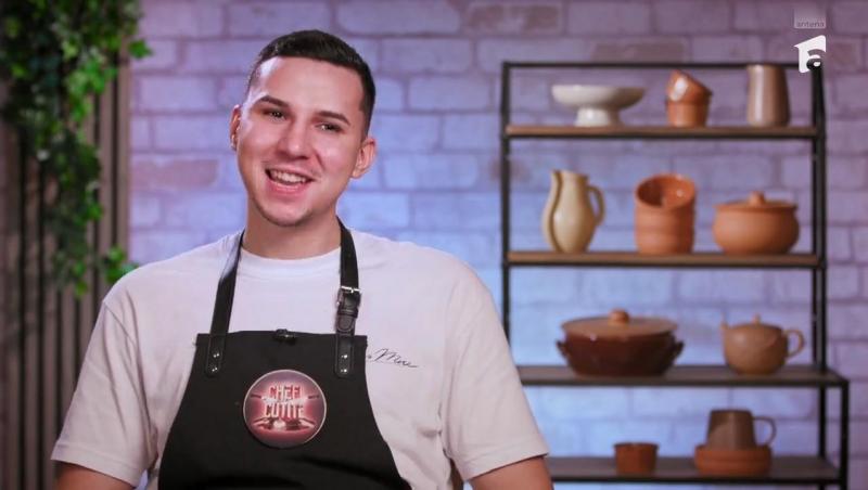 Interviu cu Andrei Flutur. Concurentul Chefi la cuțite vorbește despre revenirea în emisiune și chimia cu Diana: „Mi-a fost dor”