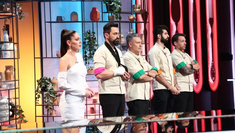 Proba individuală de la Chefi la cuțite i-a pus în dificultate pe concurenți. Cu ce condimente au gătit și cine a părăsit show-ul