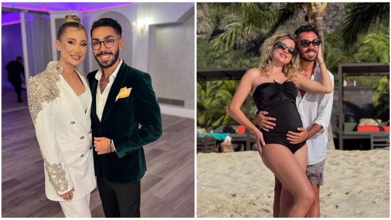 Colaj cu Armin Nicoară și Claudia Puican în două ipostaze diferite