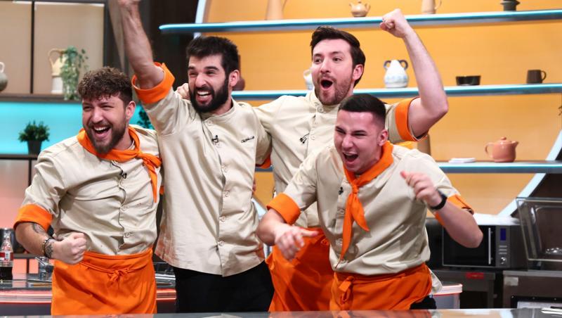Echipa portocalie a câștigat battle-ul de aseară Chefi la cuțite. Anda Podoabă a părăsit competiția după proba eliminatorie