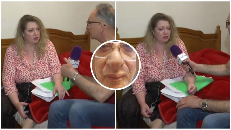 Oana Lis dă interviu pentru reporterul Horațiu de la Un show păcătos