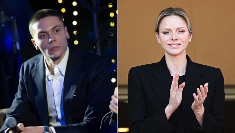 colaj david popovici și prințesa charlene