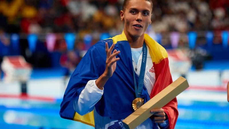 David Popovici, în compania Prințesei Charlene. La ce eveniment au participat împreună