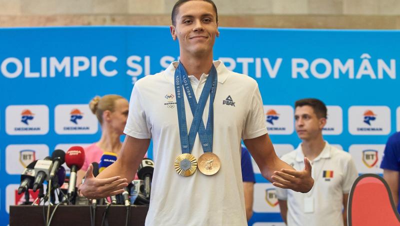 David Popovici, în compania Prințesei Charlene. La ce eveniment au participat împreună