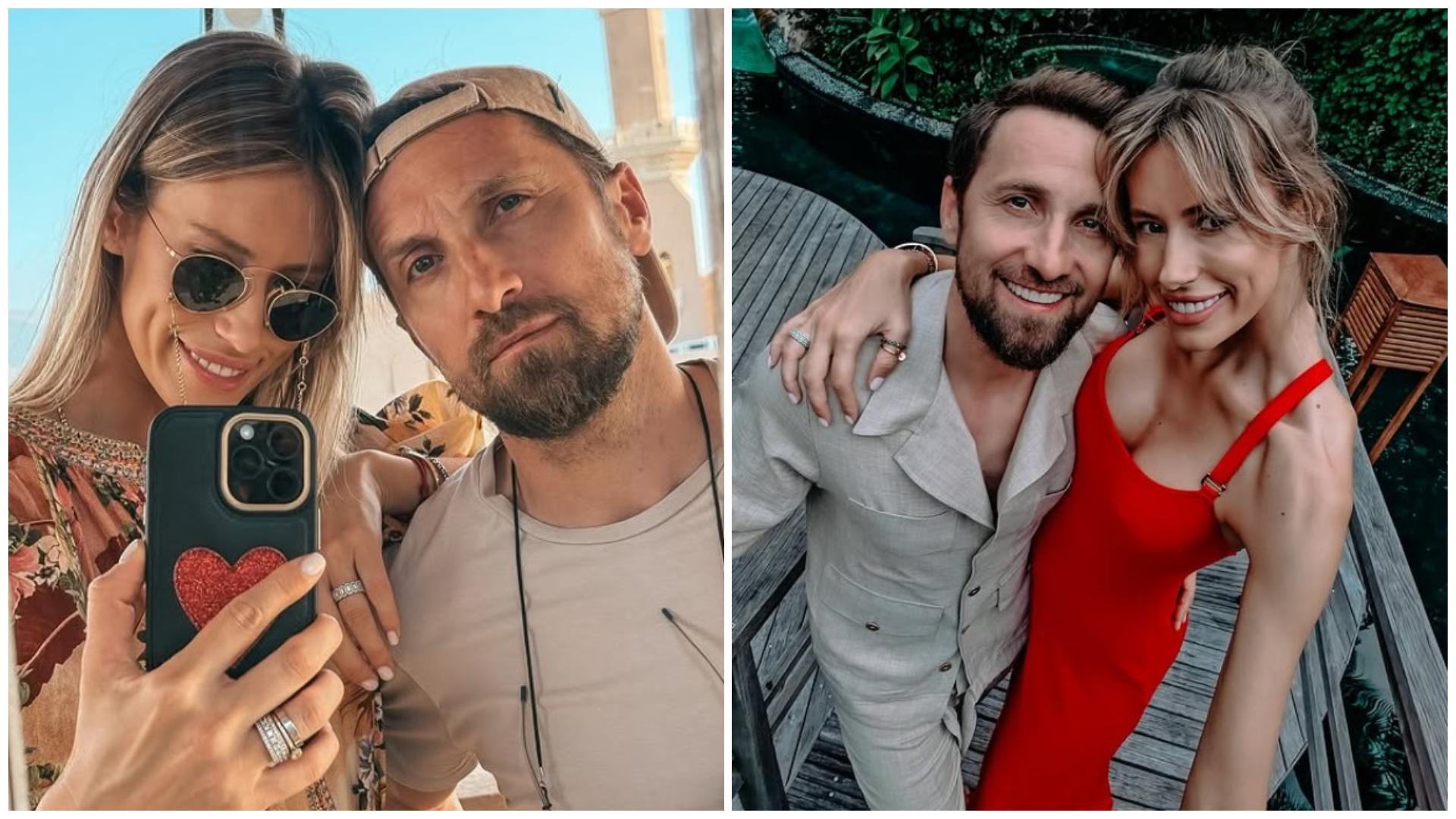 Colaj cu Dani Oțil și Gabriela Prisăcariu în două ipostaze diferite la două