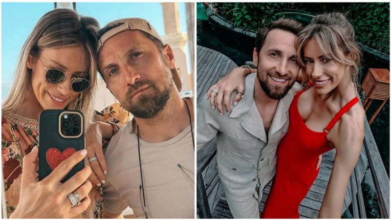 Colaj cu Dani Oțil și Gabriela Prisăcariu în două ipostaze diferite la două