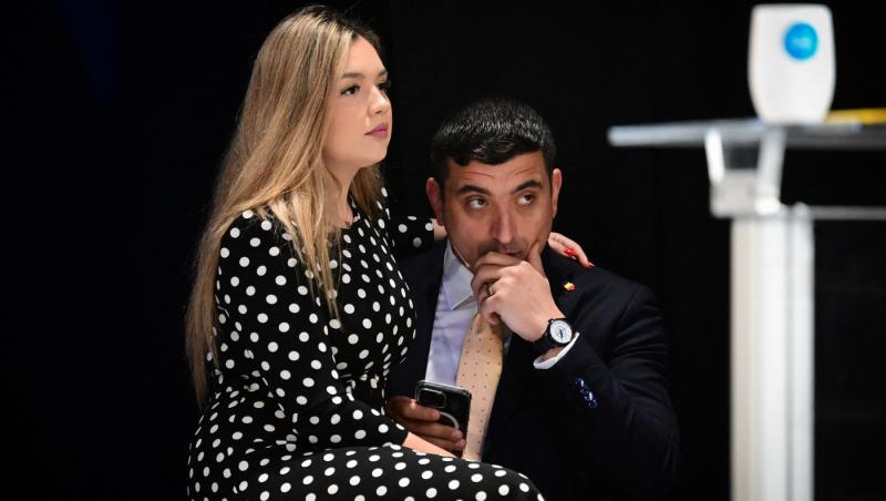 Cum a apărut Ilinca Simion la dezbaterea prezidențială de pe 8 mai 2025. Ținuta soției lui George Simion a atras toate privirile