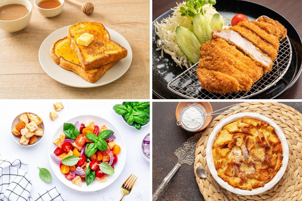 mai multe rețete din pâine veche