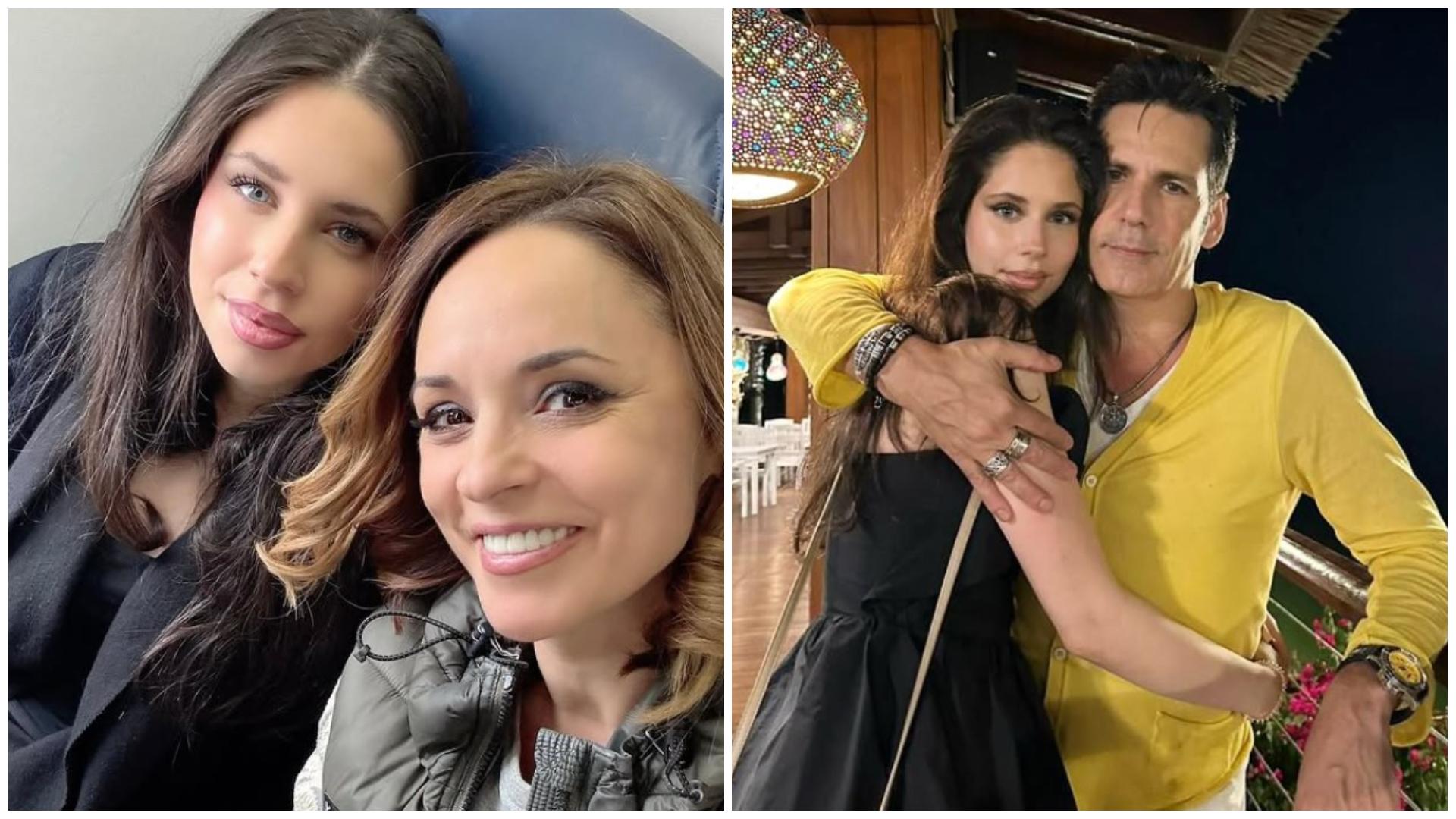 Colaj cu Andreea Marin și Ștefan Bănică alături de fiica lor, Violeta Bănică