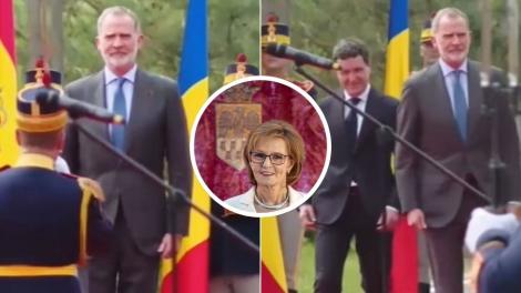 Vizită istorică. Regele Felipe al Spaniei, în România. Cum l-a primit verișoara sa, Majestatea Sa Margareta | VIDEO