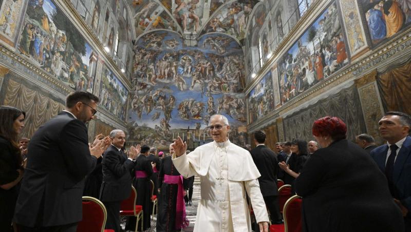 Un violonist român a cântat în fața noului Suveran Pontif. Cum a fost atmosfera din Capela Sixtină