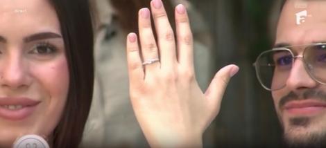 Mireasa sezonul 11. Adrian și Emma s-au logodit. Primele imagini cu inelul primit de concurentă