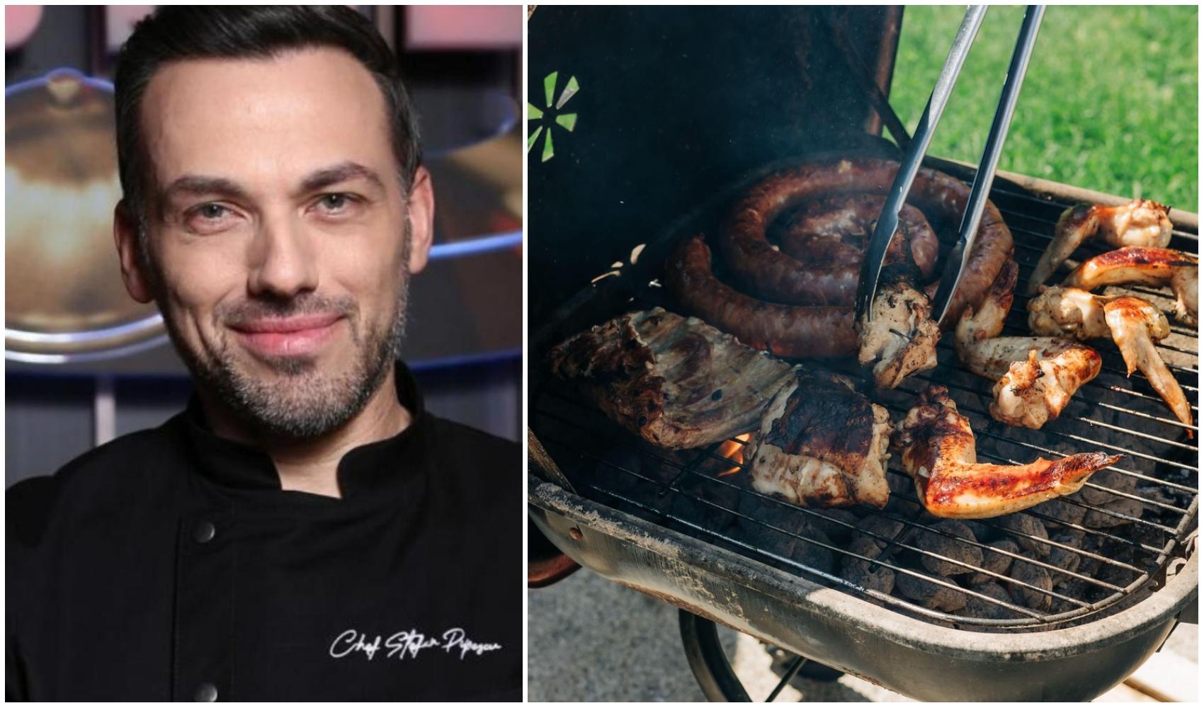 Cum faci cel mai gustos grătar! Secretele lui Chef Ștefan Popescu de la Chefi la cuțite pentru cel mai reușit grătar