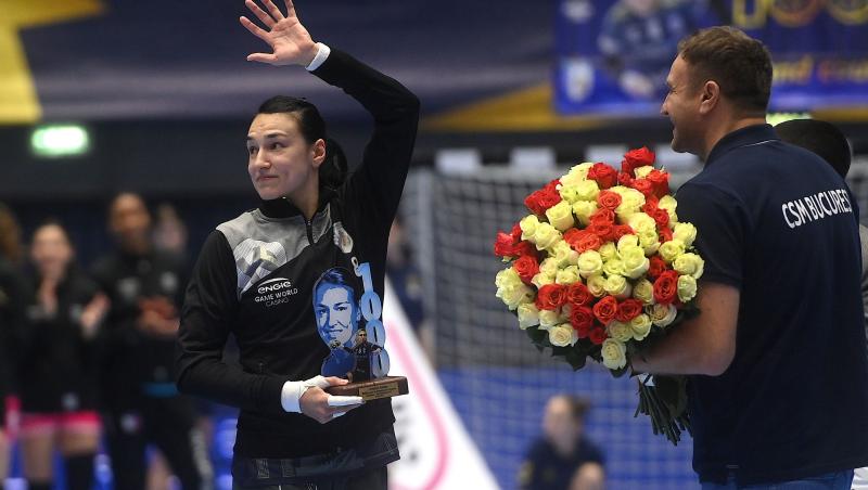 Cristina Neagu a strălucit la petrecerea organizată în cinstea sa. Apariție rară pentru marea handbalistă