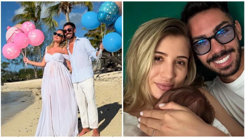 Colaj cu Armin Nicoară și Claudia Puican în două ipostaze diferite, alături de fiul lor