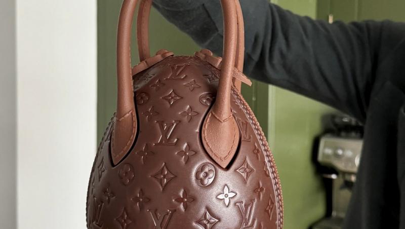 Un nou trend pe internet. Gențile din ciocolată. Cât costă o astfel de geantă marca Louis Vuitton