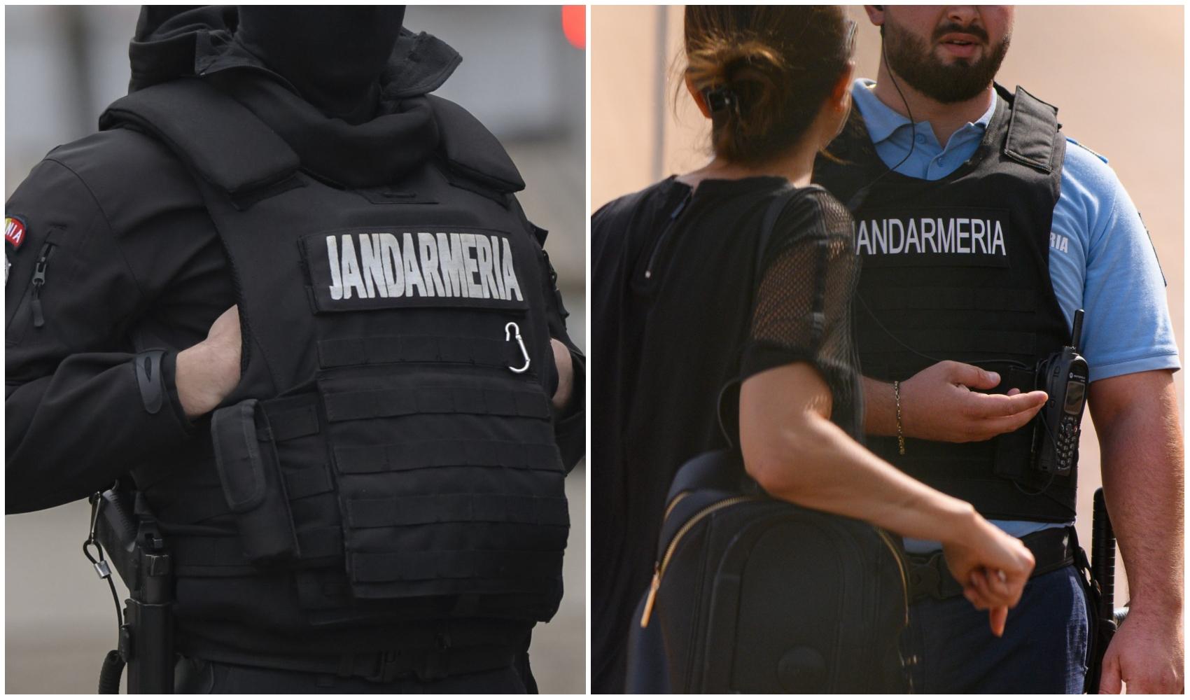 colaj foto cu jandarmi