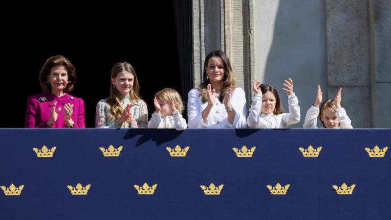 Cât de mare a crescut fiica Prințului Carl al Suediei. Micuța a participat la primul eveniment regal