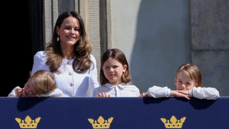 Cât de mare a crescut fiica Prințului Carl al Suediei. Micuța a participat la primul eveniment regal