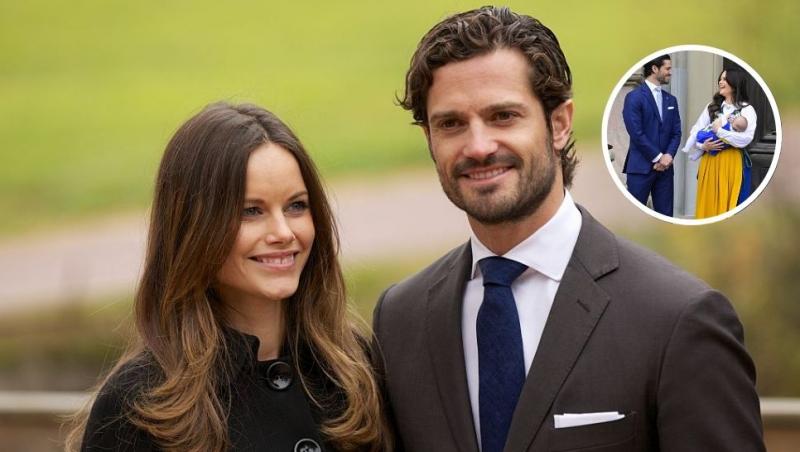 colaj prințesa sofia și prințul carl philip al suediei și cuplul regal împreună cu prințesa ines
