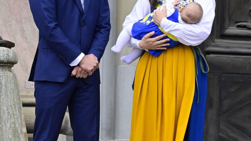 Cât de mare a crescut fiica Prințului Carl al Suediei. Micuța a participat la primul eveniment regal