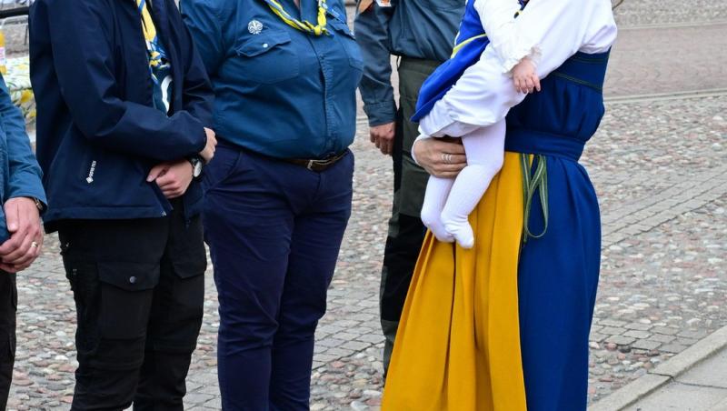 Cât de mare a crescut fiica Prințului Carl al Suediei. Micuța a participat la primul eveniment regal