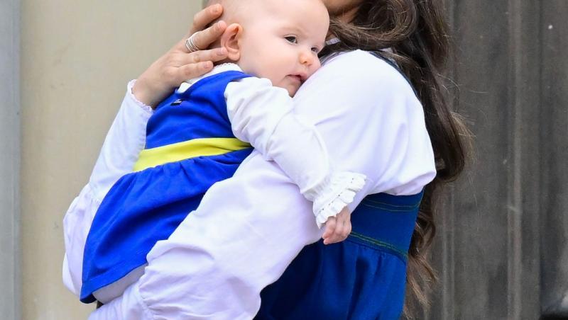 Cât de mare a crescut fiica Prințului Carl al Suediei. Micuța a participat la primul eveniment regal