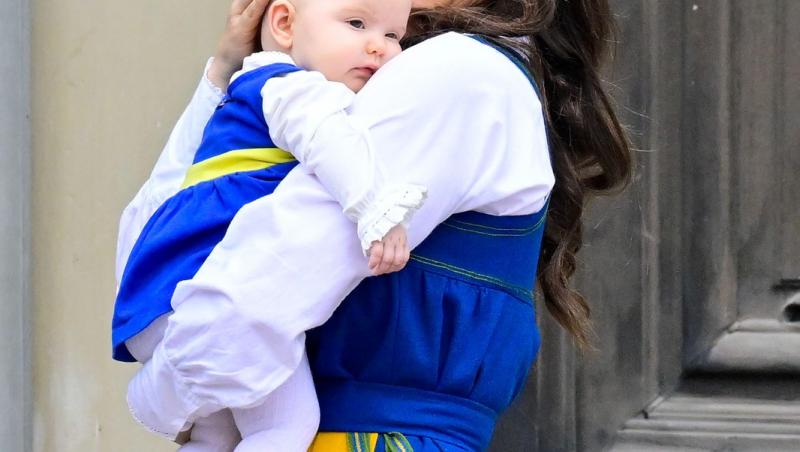 Cât de mare a crescut fiica Prințului Carl al Suediei. Micuța a participat la primul eveniment regal