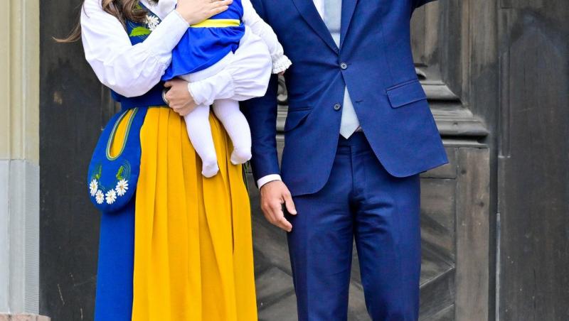 Cât de mare a crescut fiica Prințului Carl al Suediei. Micuța a participat la primul eveniment regal