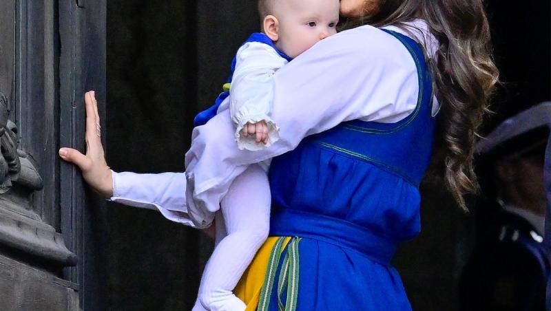 Cât de mare a crescut fiica Prințului Carl al Suediei. Micuța a participat la primul eveniment regal