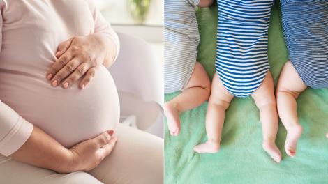 O femeie însărcinată cu tripleți a născut doar un bebeluș, după ce i s-a zis că fătul "și-a mâncat frații" în uter. Cum e posibil