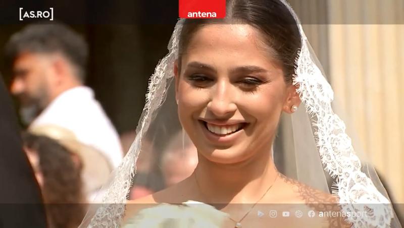 Imagini de colecție de la cununia religioasă a lui Florinel Coman cu Ioana Timofeciuc. Cei doi au spus „DA” în fața lui Dumnezeu