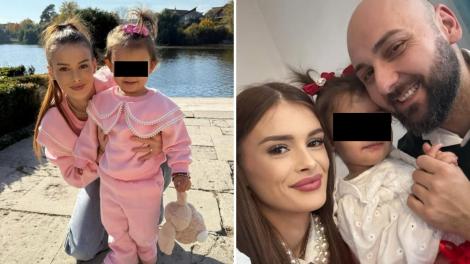 Primele imagini cu fiica Teodorei Marcu, după moartea mamei sale. Cum a fost filmată micuța alături de fiica lui Tzancă Uraganu