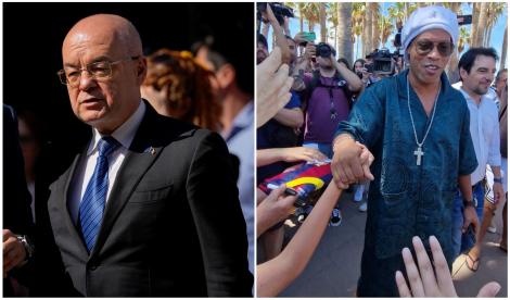 Ce cadou i-a oferit Emil Boc celebrului fotbalist Ronaldinho, imediat după ce brazilianul a ajuns la Cluj-Napoca. Ce i-a spus