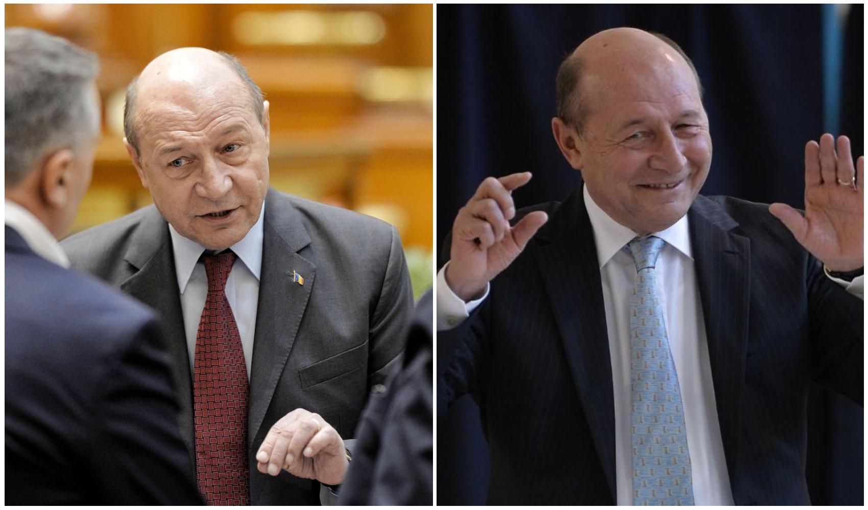 colaj foto cu traian basescu