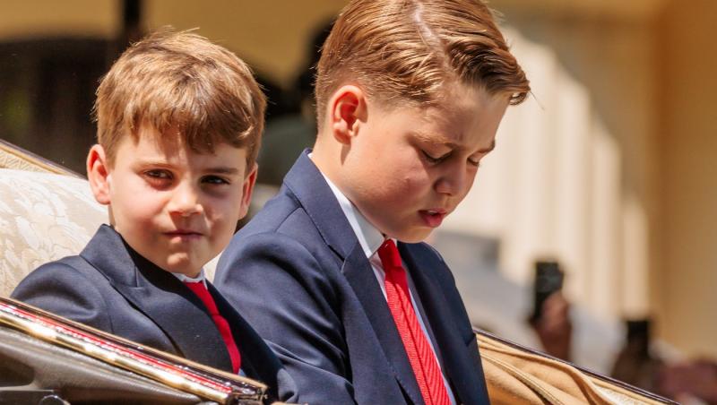 Prințul Louis a atras atenția și a făcut senzație la „Trooping de Colour”. Gesturile prințului, surprinse de fotografi. Ce a făcut