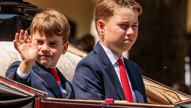 Prințul Louis a atras atenția și a făcut senzație la „Trooping de Colour”. Gesturile prințului, surprinse de fotografi. Ce a făcut