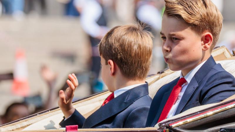 Prințul Louis a atras atenția și a făcut senzație la „Trooping de Colour”. Gesturile prințului, surprinse de fotografi. Ce a făcut