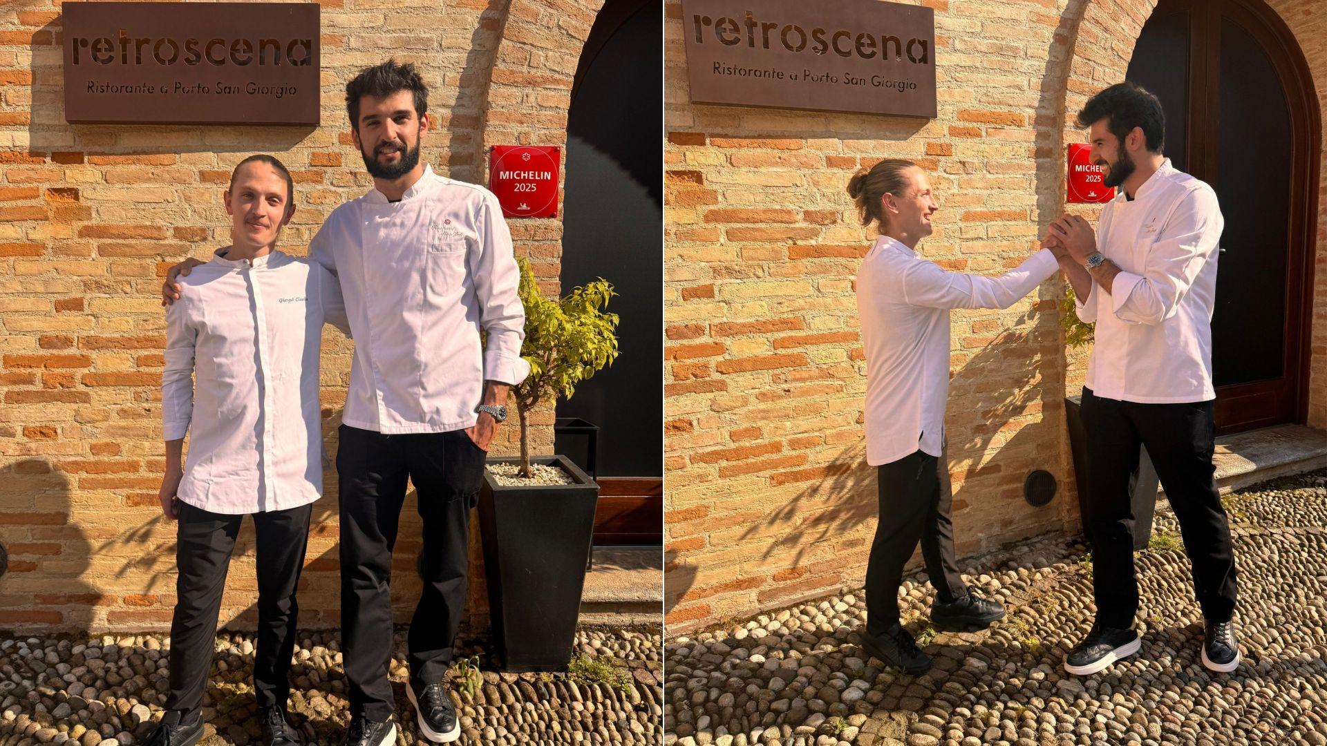 Claudiu Gherguț, câștigătorul sezonului 15 Chefi la cuțite, a gătit alături de Chef Richard Abou Zaki, la Retroscena