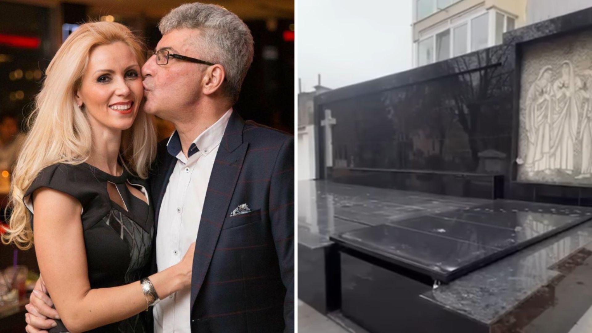 Cum a fost surprinsă Mihaela Botezatu, văduva lui Silviu Prigoană, la mormântul soțului ei. Cum arată locul de veci la șapte luni