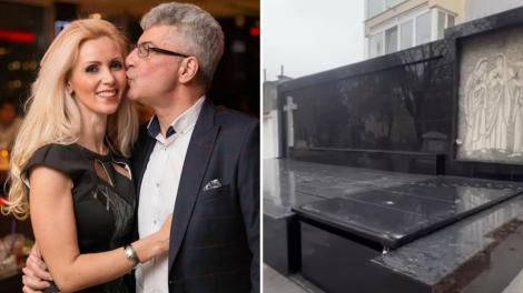 Cum a fost surprinsă Mihaela Botezatu, văduva lui Silviu Prigoană, la mormântul soțului ei. Cum arată locul de veci la șapte luni