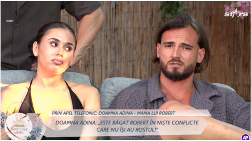 Mireasa sezon 11. Foarte supărată, doamna Adina a intervenit în live la Capricii. Mama lui Robert, schimb de replici cu Marinescu