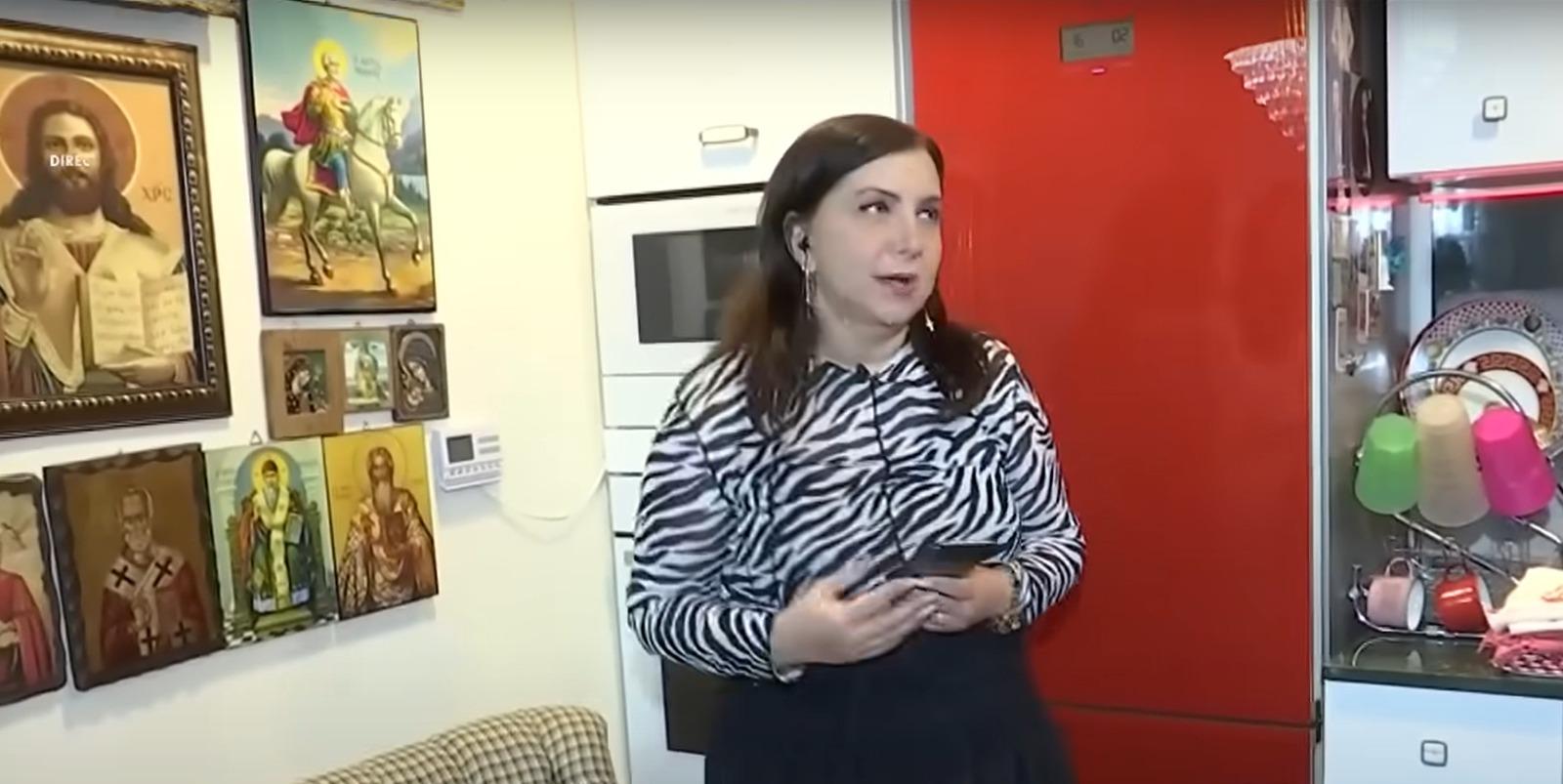 Imagini cu altarul din casa lui Carmen Șerban