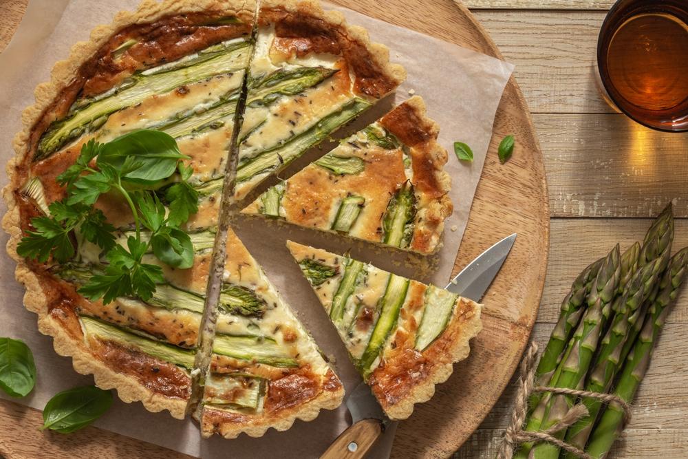 Rețetă de quiche cu sparanghel. Cum se prepară acasă