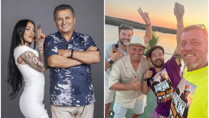 colaj foto cu nea marin si ruby si imagini cu rikito watanae, sony medini, marian capet