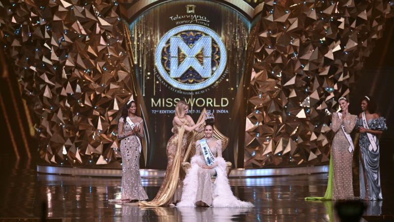 Opal Suchata Chuangsri din Thailanda a câștigat concursul Miss World 2025. Cine a reprezentat România