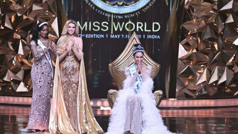 Opal Suchata Chuangsri din Thailanda a câștigat concursul Miss World 2025. Cine a reprezentat România